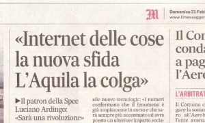 Internet delle cose, la nuova sfida: L'Aquila la colga!